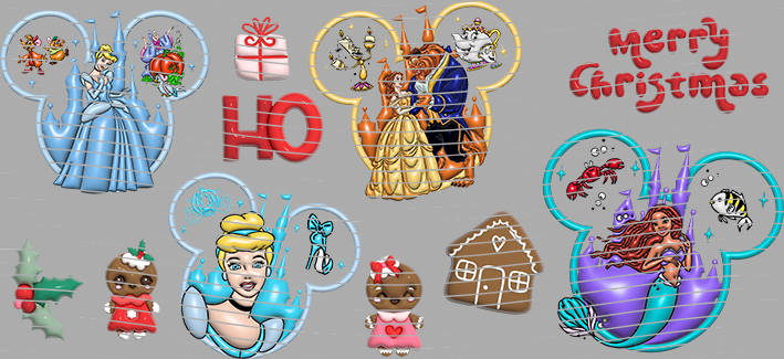 16oz Disney style-D-757